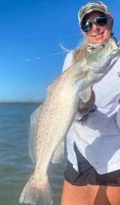 Kim Goulden Full-Time Saltwater Fishing Guide Port O'Connor, TX Resident portoconnorfishingtrip.com